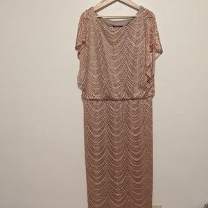 Metallic Fringe Dress (A002)